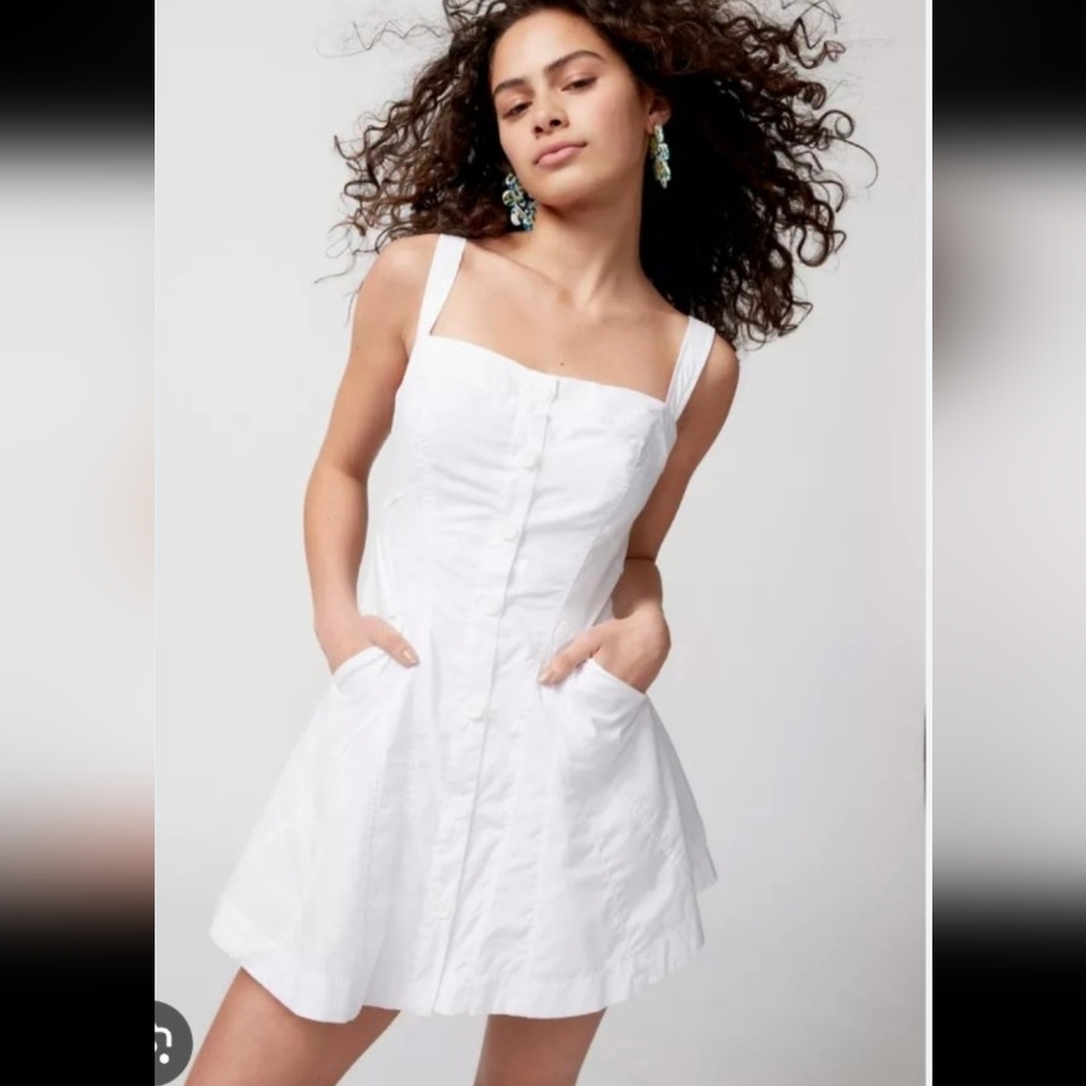 *2/$30* Urban Outfitters White Mini Dress